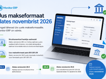 Monitor ERP-pangad lähevad üle uuele makseformaadile